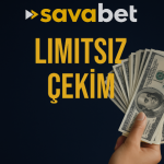 Savabet limitsiz çekim avantajı sayesinde yüksek kazançlarınızı tek seferde çekebilirsiniz.