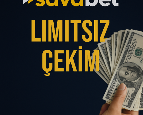 Savabet limitsiz çekim avantajı sayesinde yüksek kazançlarınızı tek seferde çekebilirsiniz.