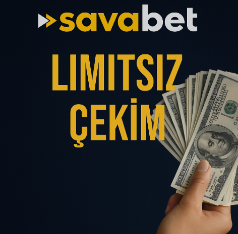 Savabet limitsiz çekim avantajı sayesinde yüksek kazançlarınızı tek seferde çekebilirsiniz.